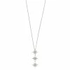 Simply Vera Vera Wang Sterling Silver 1/4 Carat T.W. Diamond 3-Star Pendant Necklace -SIMPLY VERA VERA WANG Sales 4291526