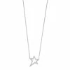 Simply Vera Vera Wang Sterling Silver 1/10 Carat Diamond Star Pendant Necklace -SIMPLY VERA VERA WANG Sales 4304953
