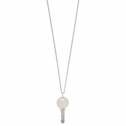Simply Vera Vera Wang Sterling Silver Diamond Accent Key Pendant Necklace