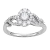 Simply Vera Vera Wang 14k White Gold 1/2 Carat T.W. Diamond Engagement Ring -SIMPLY VERA VERA WANG Sales 4808839