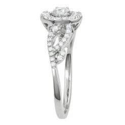 Simply Vera Vera Wang 14k White Gold 1/2 Carat T.W. Diamond Engagement Ring -SIMPLY VERA VERA WANG Sales 4808839 ALT