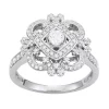 Simply Vera Vera Wang 14k White Gold 1/2 Carat T.W. Diamond Ring -SIMPLY VERA VERA WANG Sales 4808842