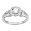 Simply Vera Vera Wang 14k White Gold 1/2 Carat T.W. Diamond Engagement Ring -SIMPLY VERA VERA WANG Sales 4808849