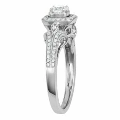 Simply Vera Vera Wang 14k White Gold 1/2 Carat T.W. Diamond Engagement Ring -SIMPLY VERA VERA WANG Sales 4808849 ALT