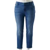 Plus Size Simply Vera Vera Wang Mid-Rise Skinny Jeans -SIMPLY VERA VERA WANG Sales 4916957 Mephis