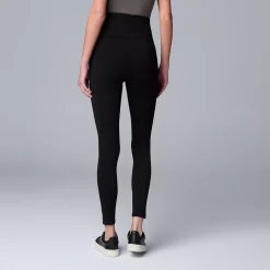 Women's Simply Vera Vera Wang Live-In Shaping High Rise Leggings -SIMPLY VERA VERA WANG Sales 4994850 ALT