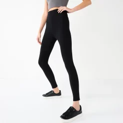 Women's Simply Vera Vera Wang Live-In Shaping High Rise Leggings -SIMPLY VERA VERA WANG Sales 4994850 ALT2