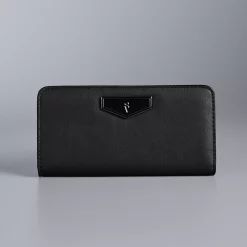 Simply Vera Vera Wang Vivian RFID-Blocking Wallet -SIMPLY VERA VERA WANG Sales 4998848 Black
