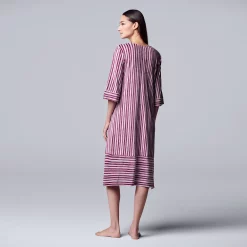 Women's Simply Vera Vera Wang Velour Maxi Sleepshirt 7 Women's Simply Vera Vera Wang Velour Maxi Sleepshirt -SIMPLY VERA VERA WANG Sales 5005138 ALT