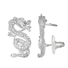 Simply Vera Vera Wang Dragon Crawler Earrings -SIMPLY VERA VERA WANG Sales 5012205 Silver Tone