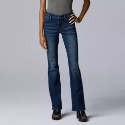 Women's Simply Vera Vera Wang Stretch Bootcut Jeans -SIMPLY VERA VERA WANG Sales 5033495 Glassgow