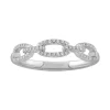 Simply Vera Vera Wang 14k White Gold 1/6 Carat T.W. Diamond Chain Link Ring -SIMPLY VERA VERA WANG Sales 5115337