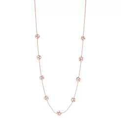 Simply Vera Vera Wang Rose Gold Tone Fireball Collar Necklace