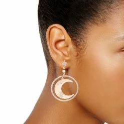 Simply Vera Vera Wang Moon & Star Orbital Drop Earrings -SIMPLY VERA VERA WANG Sales 5211061 ALT