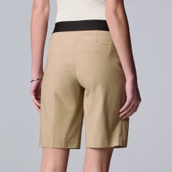 Women's Simply Vera Vera Wang City Pull-On Shorts 11 Women's Simply Vera Vera Wang City Pull-On Shorts -SIMPLY VERA VERA WANG Sales 5513083 ALT