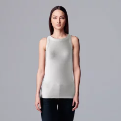 Simply Vera Vera Wang Essential Tank -SIMPLY VERA VERA WANG Sales 5518644 Modern White