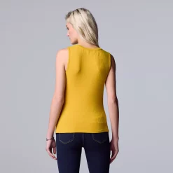 Women's Simply Vera Vera Wang Twist-Front Tank -SIMPLY VERA VERA WANG Sales 5561348 ALT