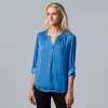 Petite Simply Vera Vera Wang Roll-Tab Popover Top