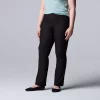 Women's Simply Vera Vera Wang Simply Modern Bootcut Pants -SIMPLY VERA VERA WANG Sales 5571543 Vera Black