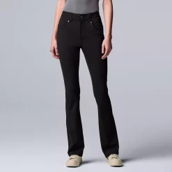 SIMPLY VERA VERA WANG Sales 6 Women's Simply Vera Vera Wang High-Rise Ponte Bootcut Pants