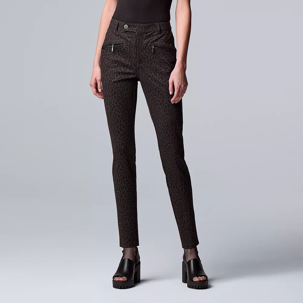 Women's Simply Vera Vera Wang High-Rise Ponte Skinny Pants 3 Women's Simply Vera Vera Wang High-Rise Ponte Skinny Pants