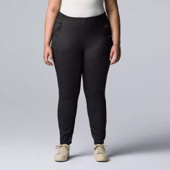 Plus Size Simply Vera Vera Wang Simply Modern Skinny Pants