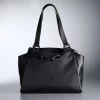 Simply Vera Vera Wang Extended Zip Tote Bag -SIMPLY VERA VERA WANG Sales 5592543 Black