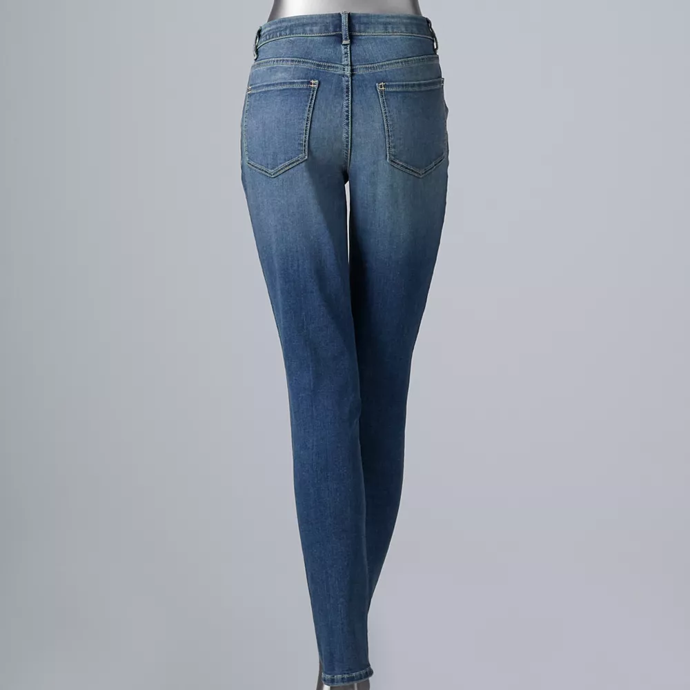 Women's Simply Vera Vera Wang Power Stretch Core Skinny Jeans 4 Women's Simply Vera Vera Wang Power Stretch Core Skinny Jeans - Image 2