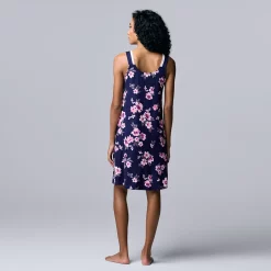 Women's Simply Vera Vera Wang Midi Chemise -SIMPLY VERA VERA WANG Sales 5702044 ALT