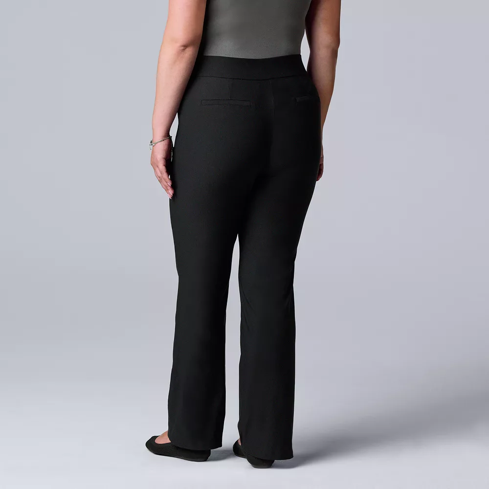Plus Size Simply Vera Vera Wang Simply Modern Bootcut Pants 5 Plus Size Simply Vera Vera Wang Simply Modern Bootcut Pants - Image 3