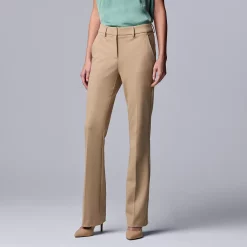 Women's Simply Vera Vera Wang High-Rise Flare Pants -SIMPLY VERA VERA WANG Sales 5750806 Vera Beige