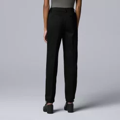 Women's Simply Vera Vera Wang High-Rise Slim Straight Pants -SIMPLY VERA VERA WANG Sales 5750807 ALT