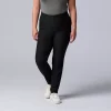Plus Size Simply Vera Vera Wang Simply Modern Side Stripe Skinny Pants