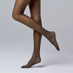 Women's Simply Vera Vera Wang Pin Dot Sheer 30D Tights 9 Women's Simply Vera Vera Wang Pin Dot Sheer 30D Tights -SIMPLY VERA VERA WANG Sales 5799574 ALT