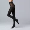 Women's Simply Vera Vera Wang Control Top Ribbed Tights -SIMPLY VERA VERA WANG Sales 5799576
