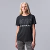 Women's Simply Vera Vera Wang ACDC Graphic Band Tee -SIMPLY VERA VERA WANG Sales 5804768