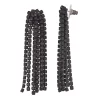 Simply Vera Vera Wang Black Waterfall Chandelier Earrings