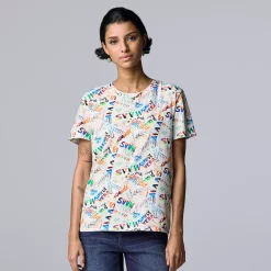 Women's Simply Vera Vera Wang Pride Graphic Tee