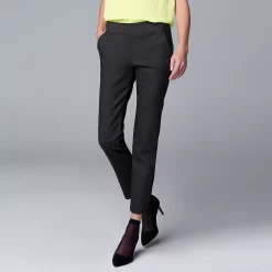 Women's Simply Vera Vera Wang Pull-On Ankle Pants -SIMPLY VERA VERA WANG Sales 5840315 Diamond Texture