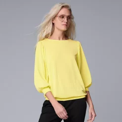 Women's Simply Vera Vera Wang Banded-Hem Draped Top 10 Women's Simply Vera Vera Wang Banded-Hem Draped Top -SIMPLY VERA VERA WANG Sales 5841061 Green Believer