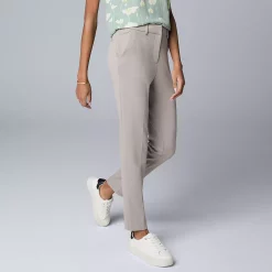 Women's Simply Vera Vera Wang High-Waist Skinny Ankle Pants -SIMPLY VERA VERA WANG Sales 5878388 Vera Taupe