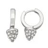Simply Vera Vera Wang Silver Tone Hoop Drop Earrings -SIMPLY VERA VERA WANG Sales 5896350
