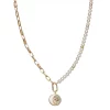Simply Vera Vera Gold Tone Simulated Pearl Chain Celestial Pendant Necklace -SIMPLY VERA VERA WANG Sales 5901755