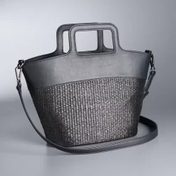 Simply Vera Vera Wang Top Handle Straw Satchel Bag -SIMPLY VERA VERA WANG Sales 5918245 ALT