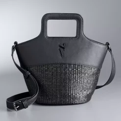 Simply Vera Vera Wang Top Handle Straw Crossbody Bag 9 Simply Vera Vera Wang Top Handle Straw Crossbody Bag -SIMPLY VERA VERA WANG Sales 5918255 Black Straw