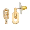 Simply Vera Vera Wang Gold Tone Paver Link Drop Post Earrings -SIMPLY VERA VERA WANG Sales 6061073