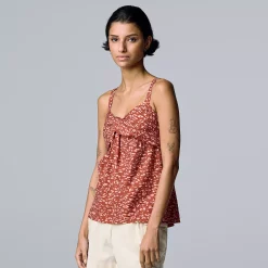 Women's Simply Vera Vera Wang Twist-Front Tank